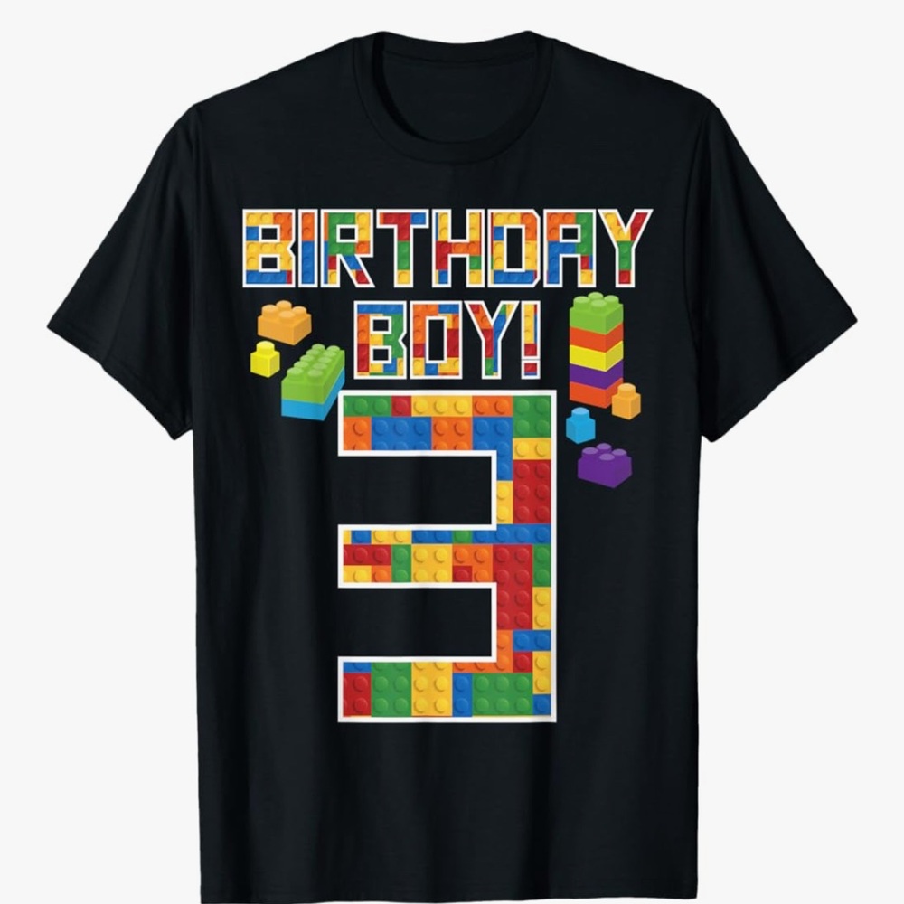 Port and Company Black Birthday Boy Tee